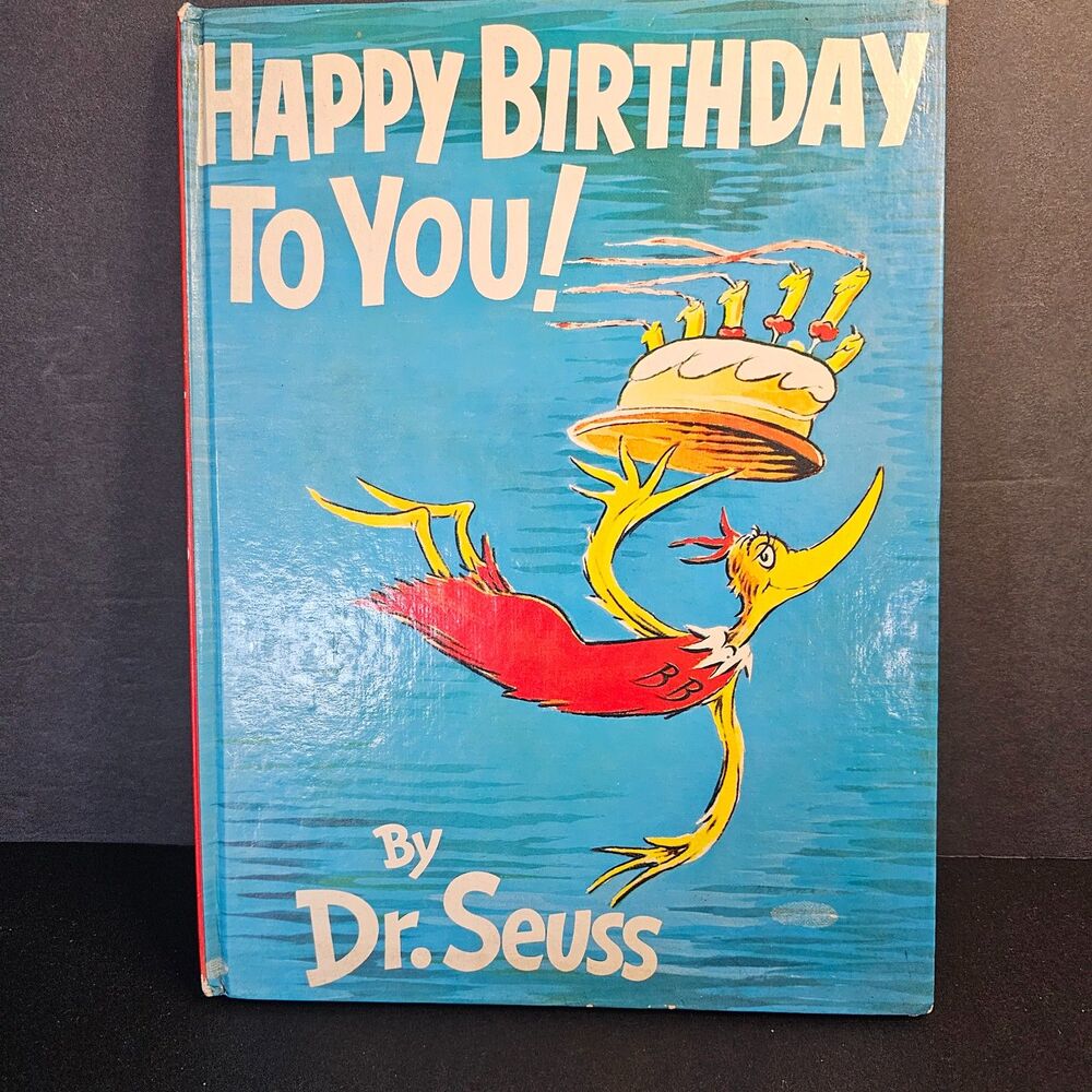 Dr. Seuss Happy Birthday to You! Random House Hardcover 1959